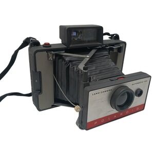 POLAROID‎ Automatic 104 LAND CAMERA w/ Manual & Original Box, VINTAGE